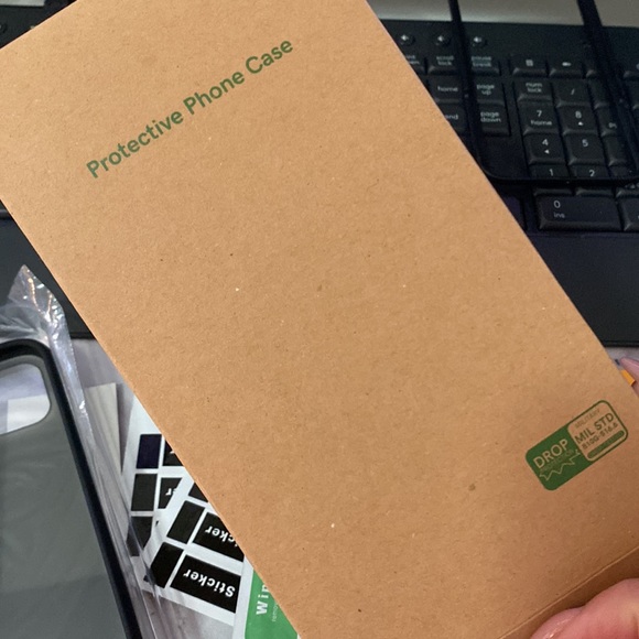 iPhone 11 case with tempered glass screen protector - Picture 2 of 5